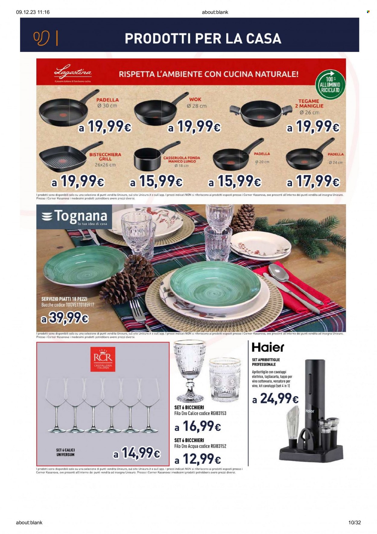 Volantino Unieuro - 9/12/2023 - 27/12/2023. Pagina 10