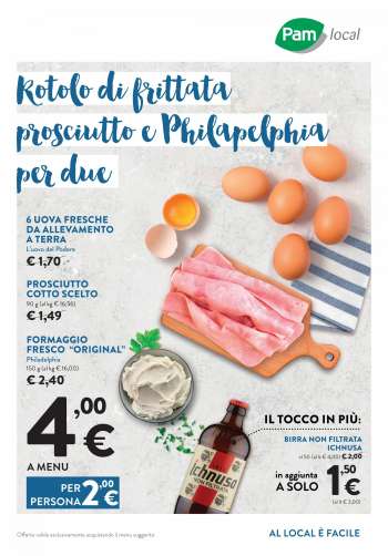 Volantino Pam local.