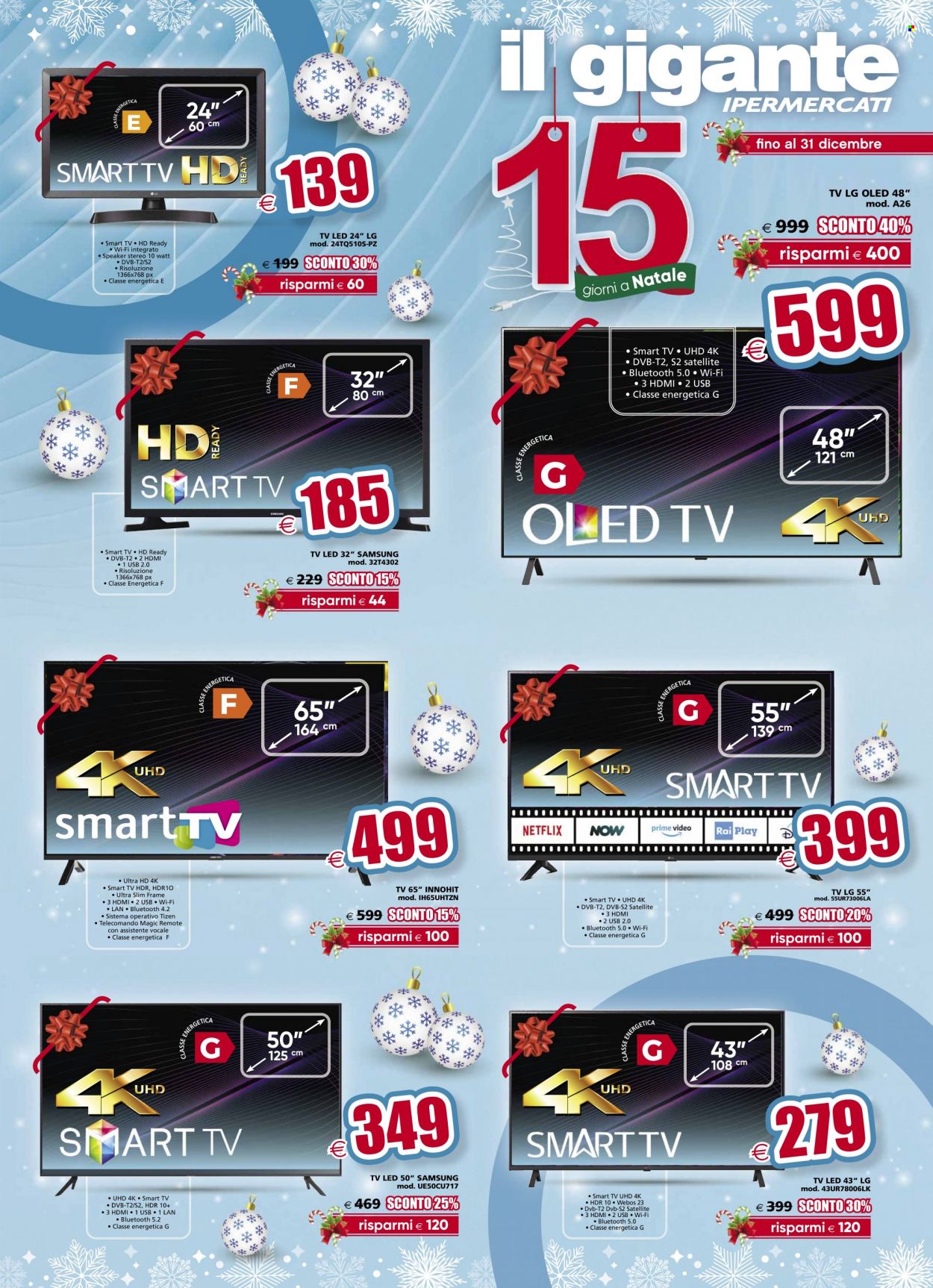 Volantino Il Gigante - 11/12/2023 - 31/12/2023. Pagina 1