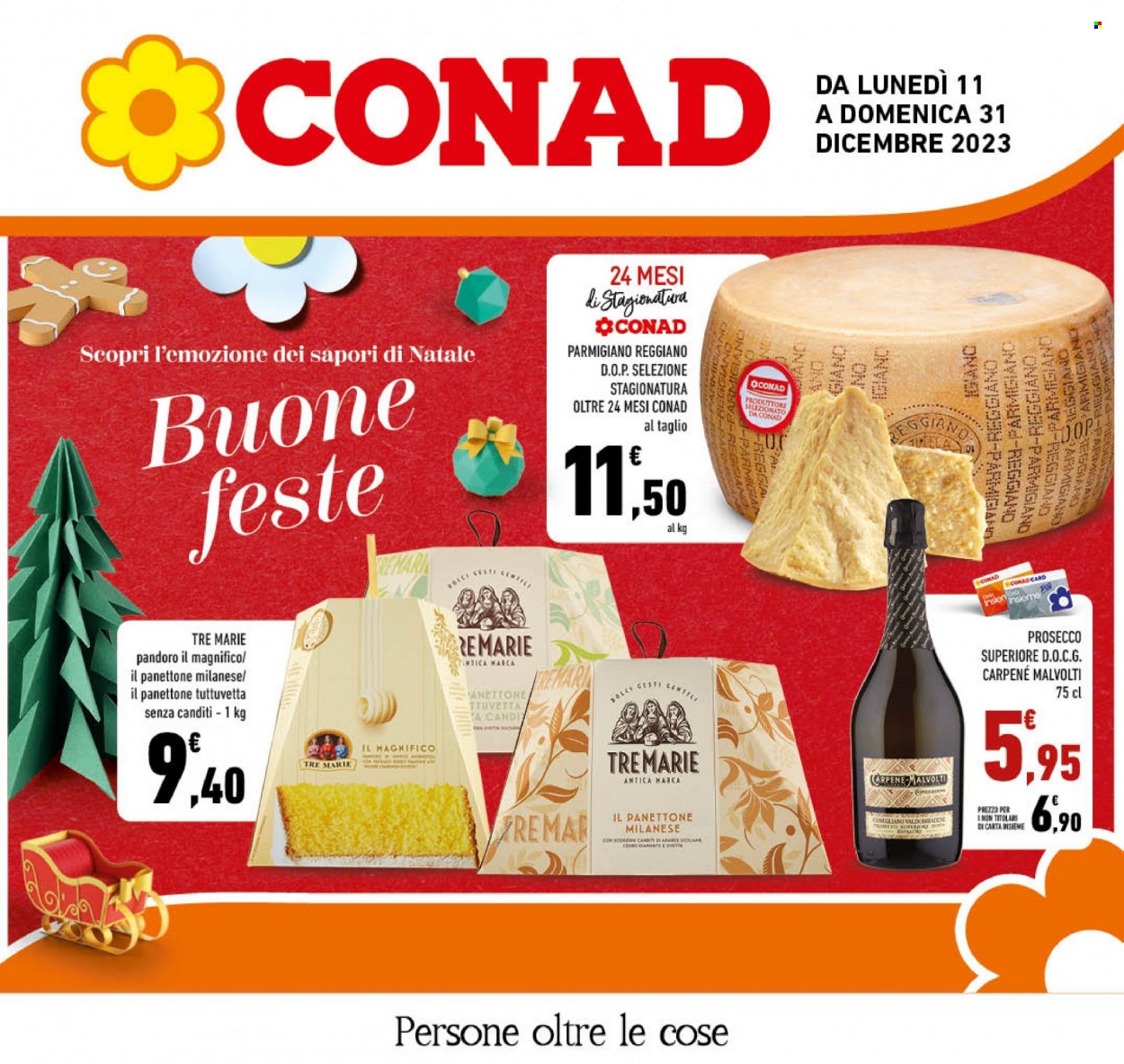Volantino Conad - 11/12/2023 - 31/12/2023. Pagina 1