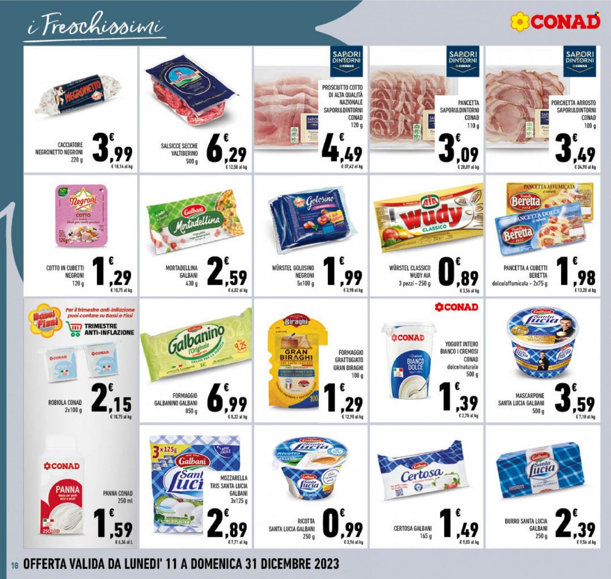 Volantino Conad - 11/12/2023 - 31/12/2023. Pagina 18