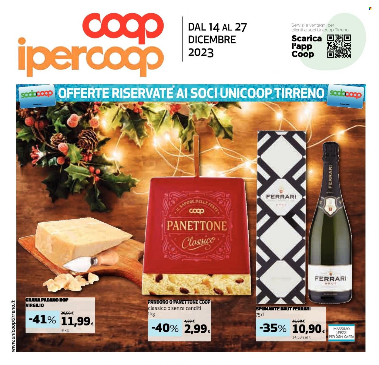 Volantino Coop - 14/12/2023 - 24/12/2023. Pagina 1