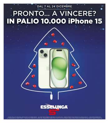Volantino Esselunga - 7/12/2023 - 24/12/2023.