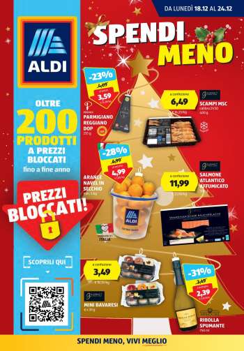 Volantino Aldi - 18/12/2023 - 24/12/2023.