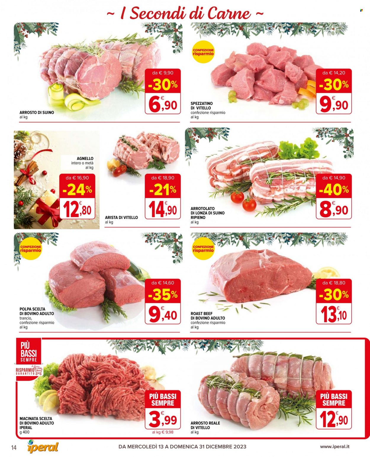 Volantino Iperal - 13/12/2023 - 31/12/2023. Pagina 14
