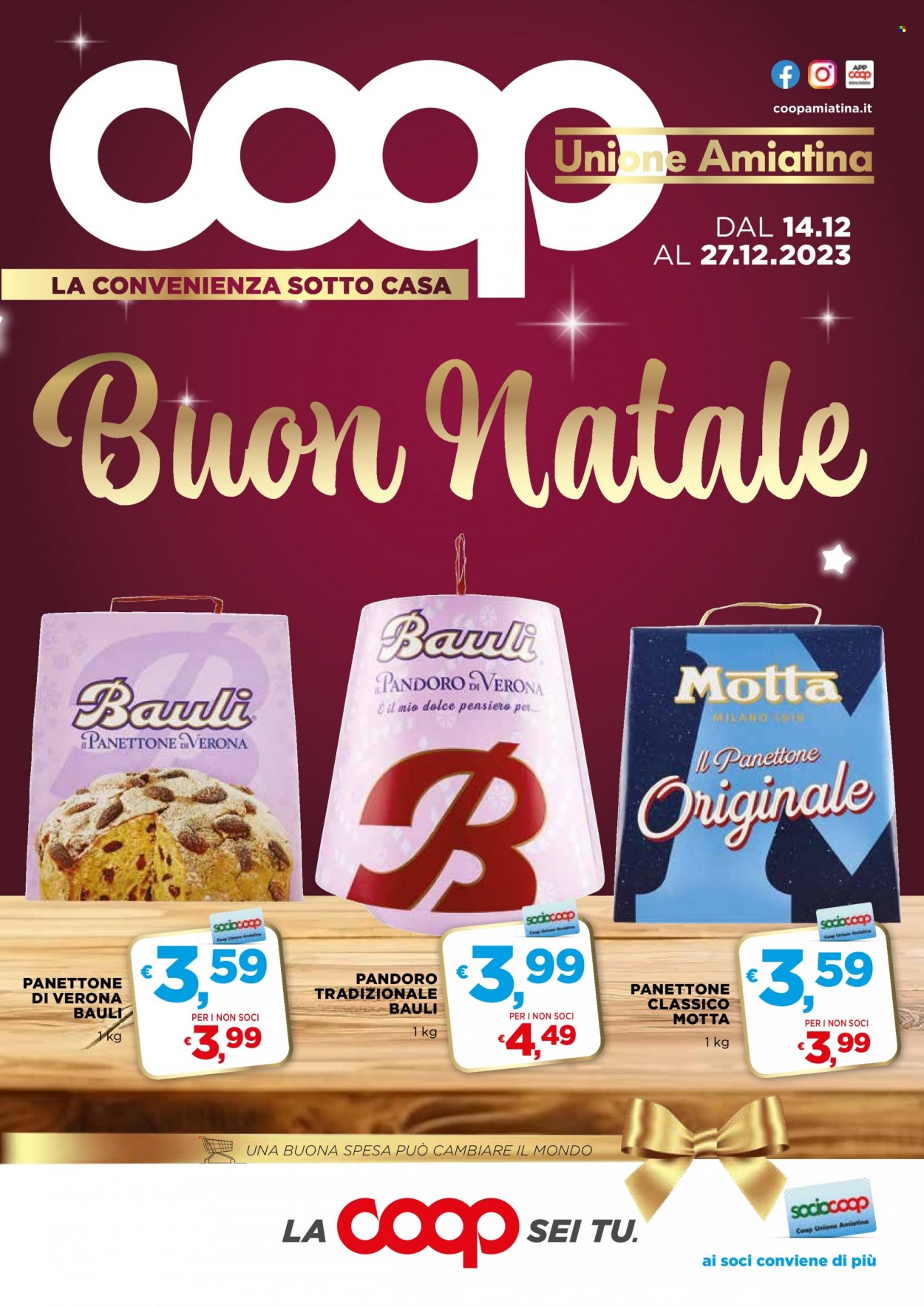 Leták Coop - 14.12.2023 - 31.12.2023. Strana 1
