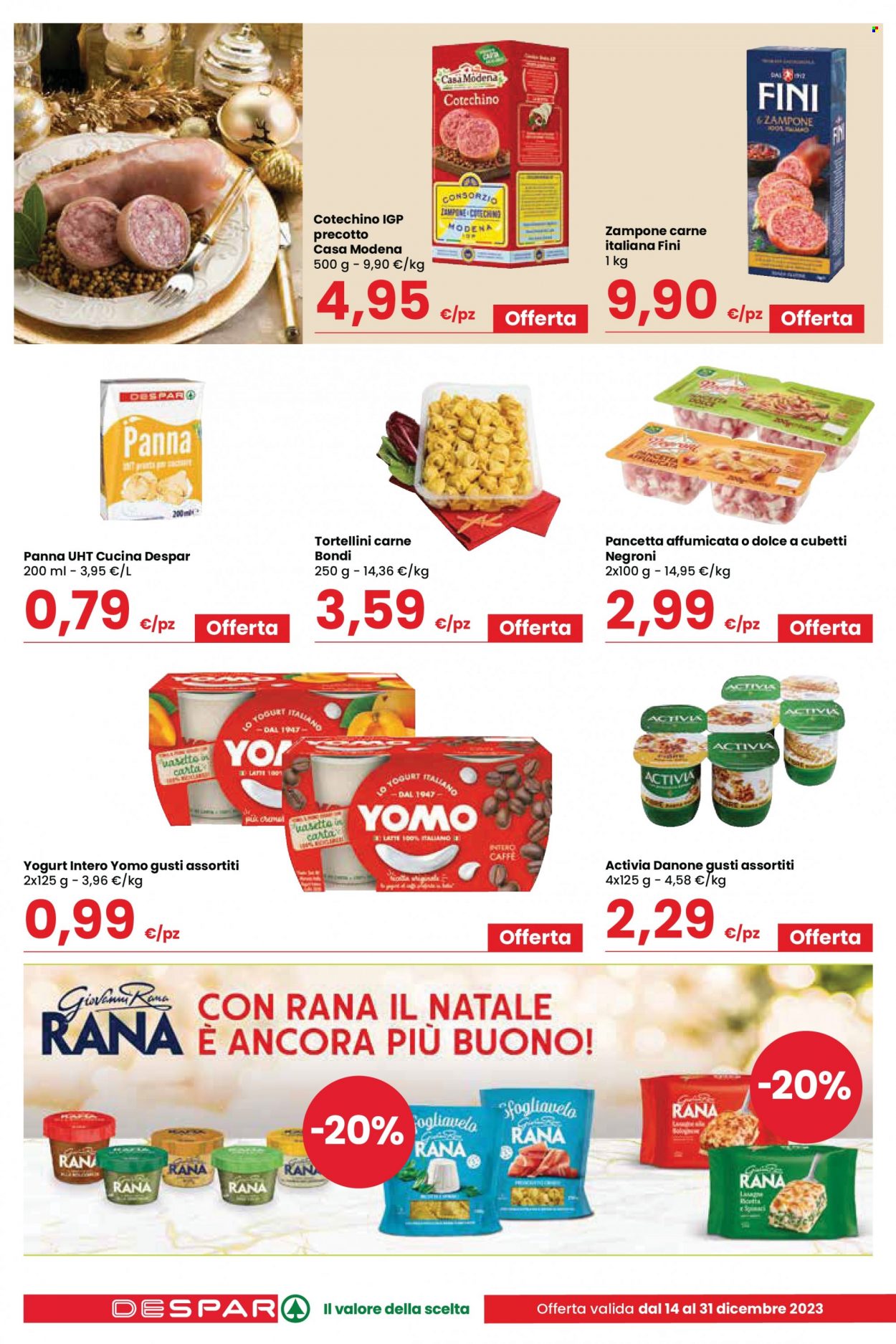 Volantino Despar - 14/12/2023 - 31/12/2023. Pagina 10