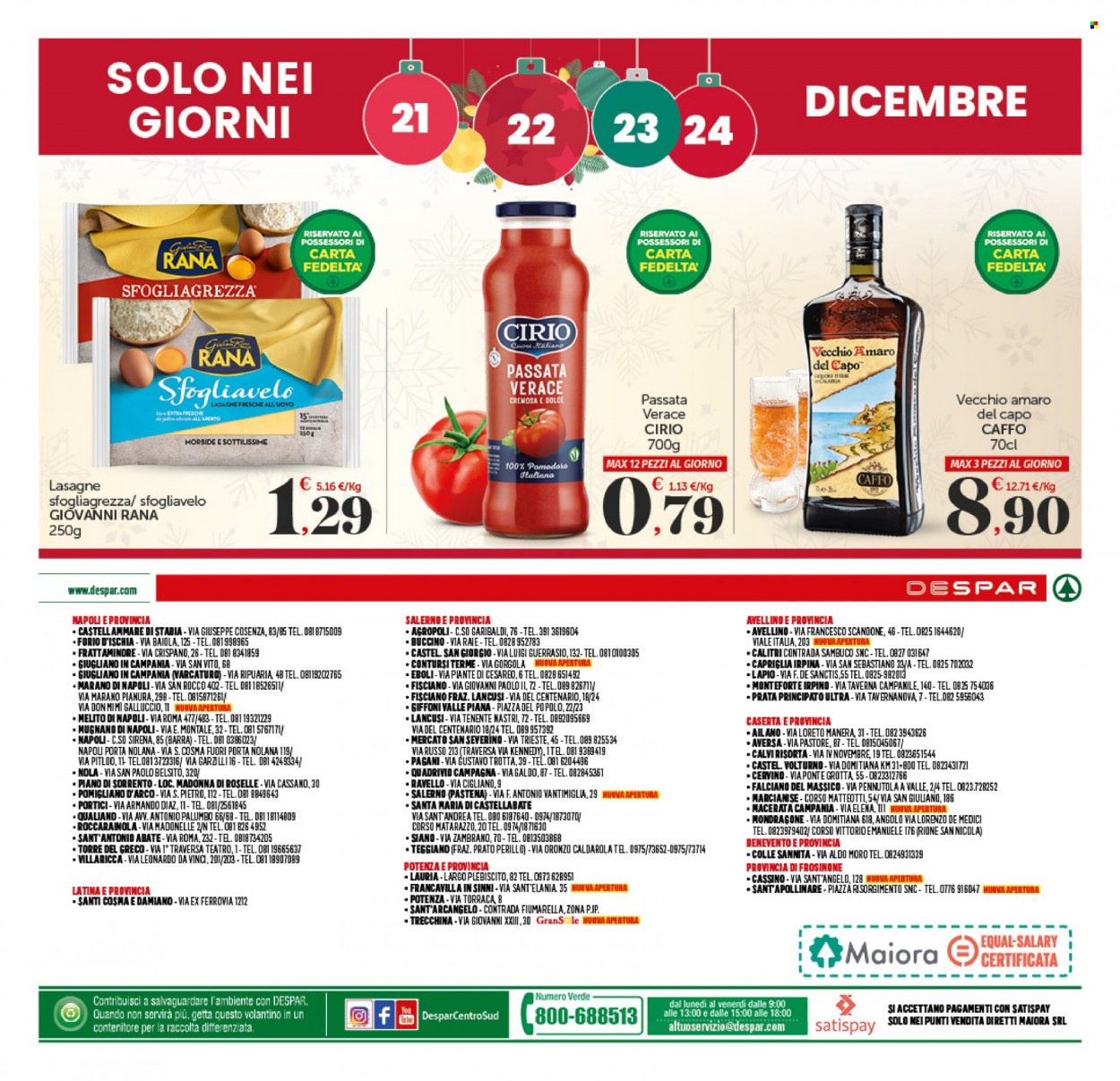 Volantino Despar - 14/12/2023 - 26/12/2023. Pagina 16