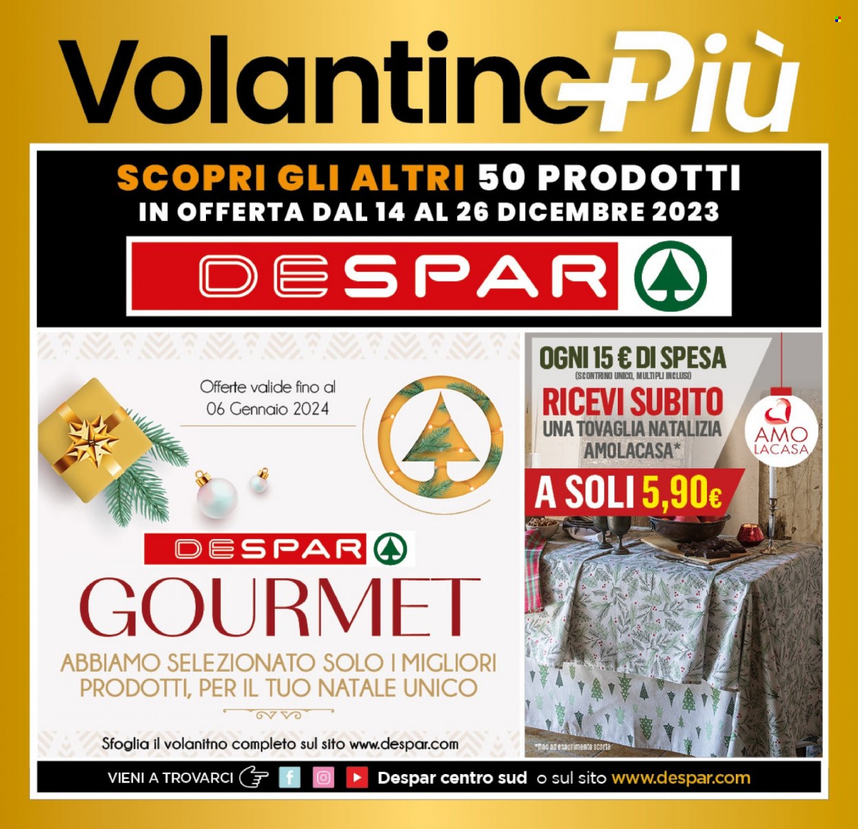 Volantino Despar - 14/12/2023 - 26/12/2023. Pagina 17