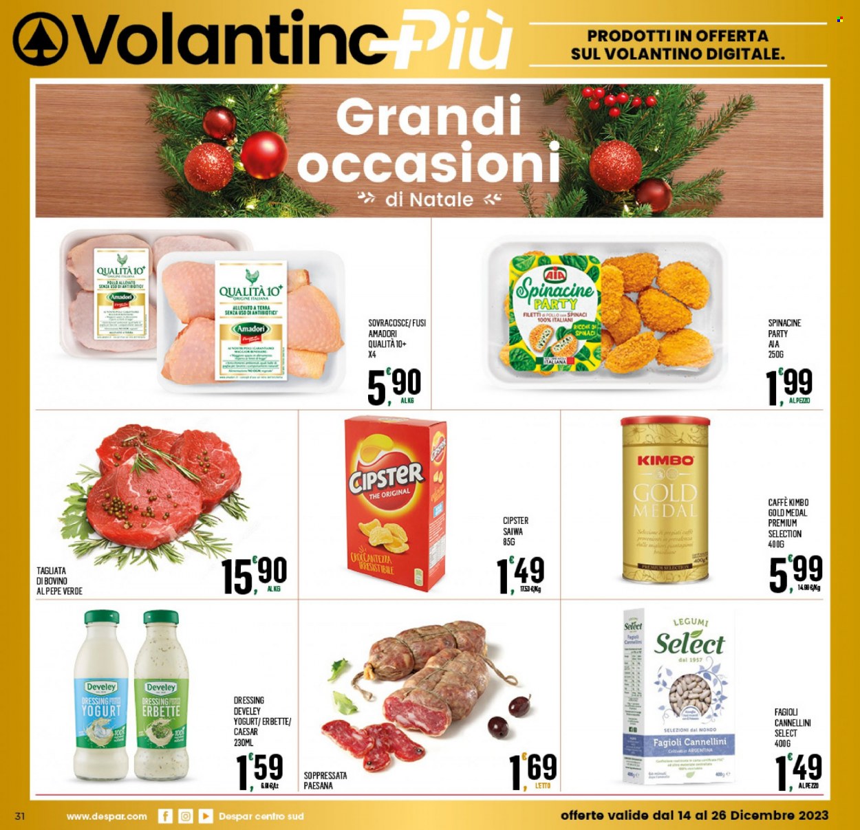 Volantino Despar - 14/12/2023 - 26/12/2023. Pagina 31