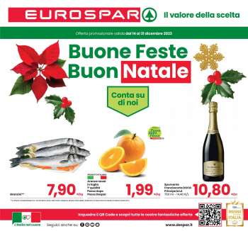Volantino Eurospar - 14/12/2023 - 31/12/2023.