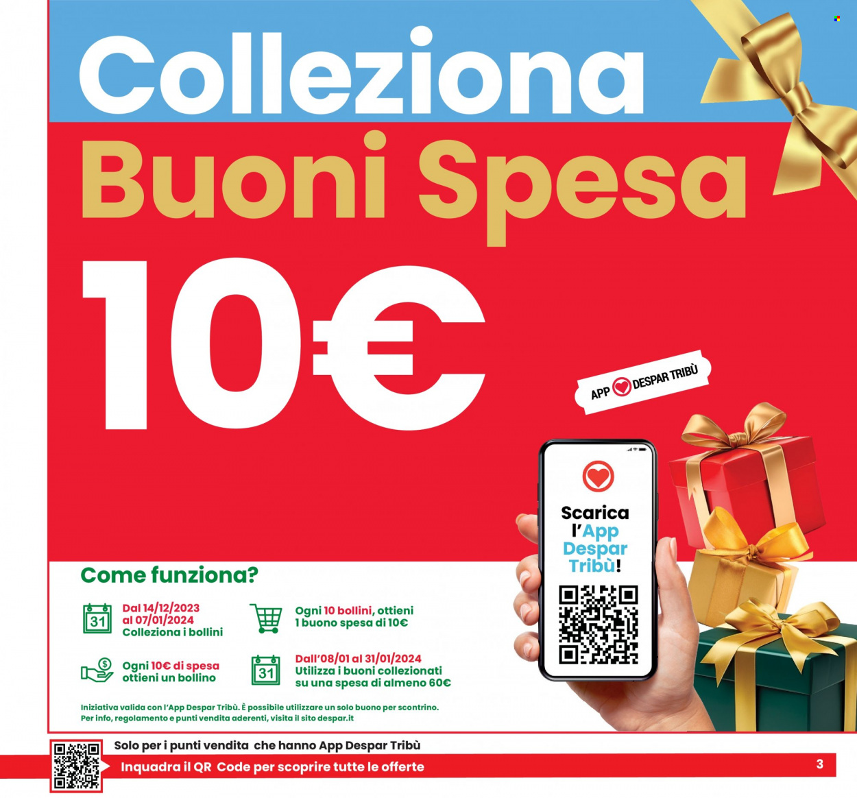 Volantino Eurospar - 14/12/2023 - 31/12/2023. Pagina 3