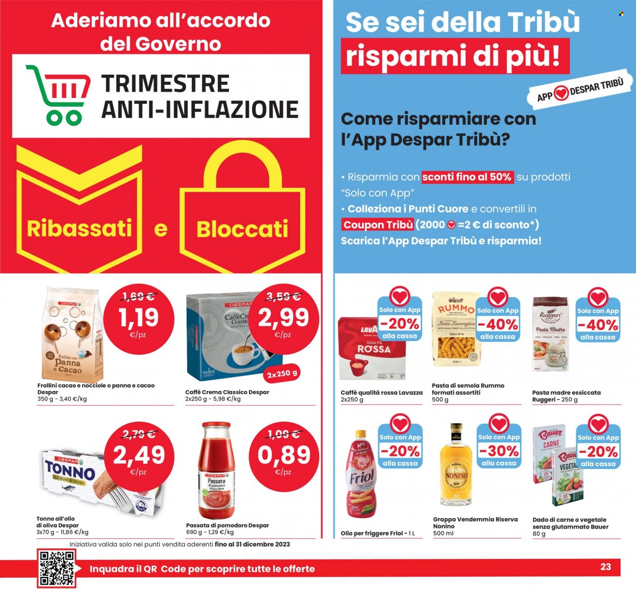 Volantino Eurospar - 14/12/2023 - 31/12/2023. Pagina 23