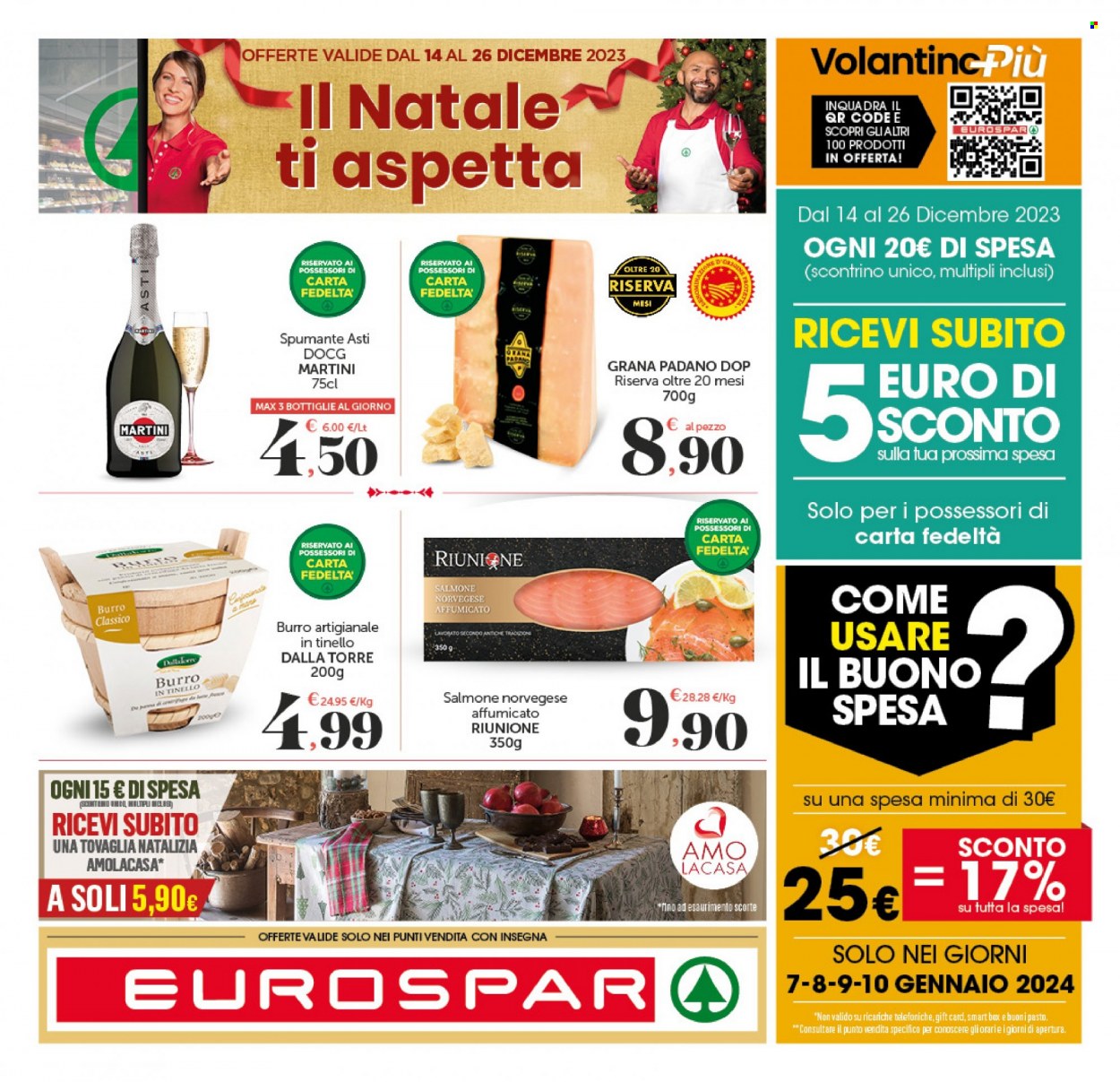 Volantino Eurospar - 14/12/2023 - 26/12/2023. Pagina 1