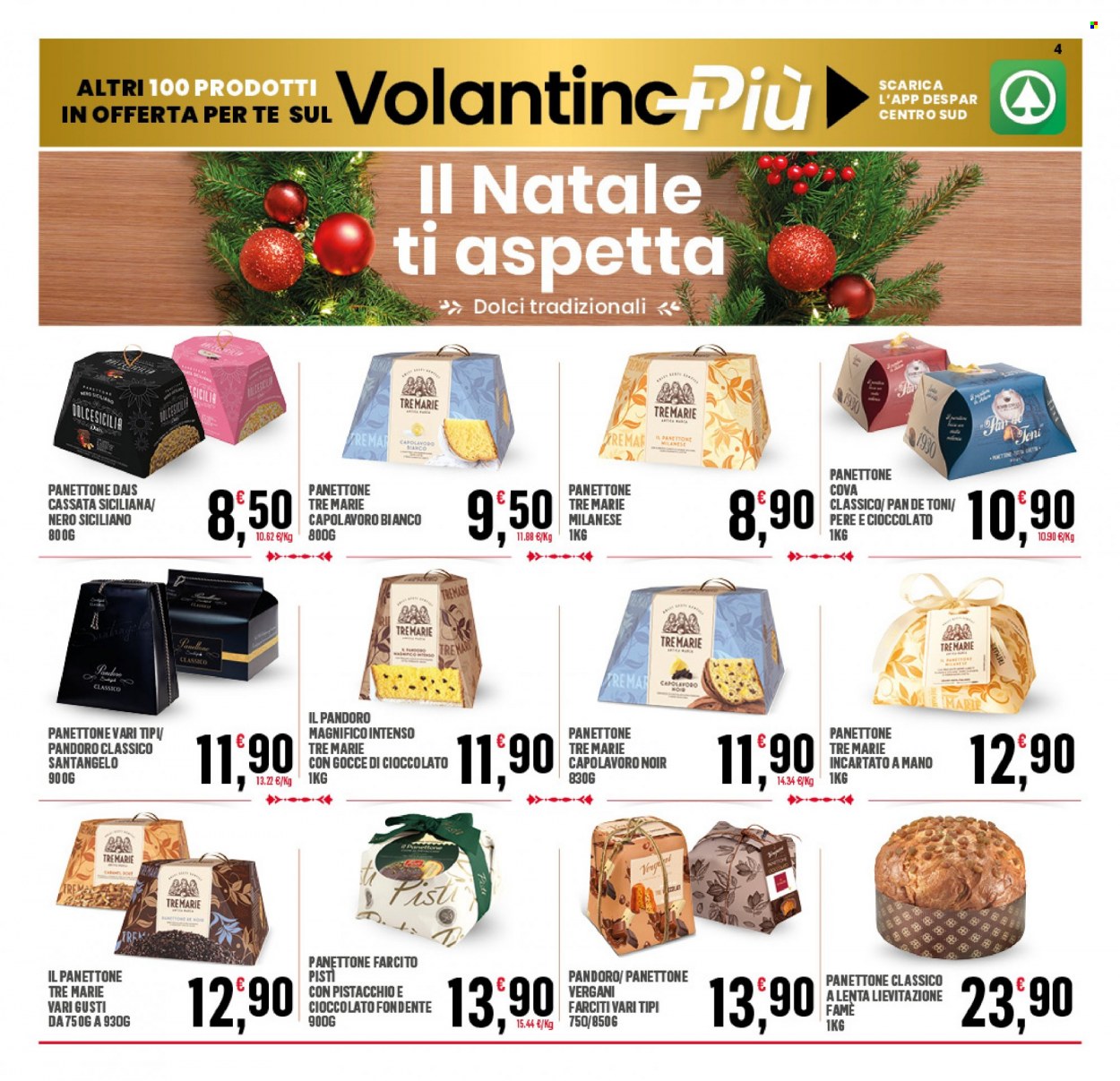 Volantino Eurospar - 14/12/2023 - 26/12/2023. Pagina 4