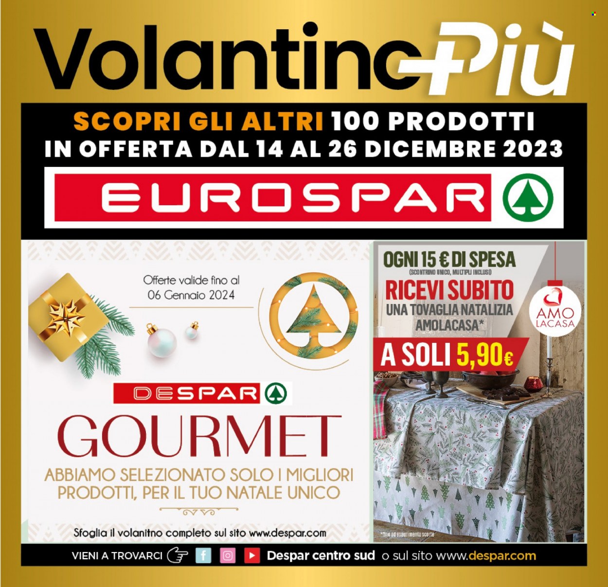 Volantino Eurospar - 14/12/2023 - 26/12/2023. Pagina 21