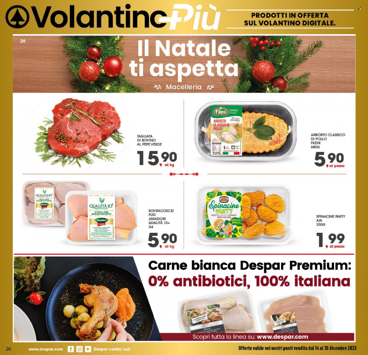 Volantino Eurospar - 14/12/2023 - 26/12/2023. Pagina 26