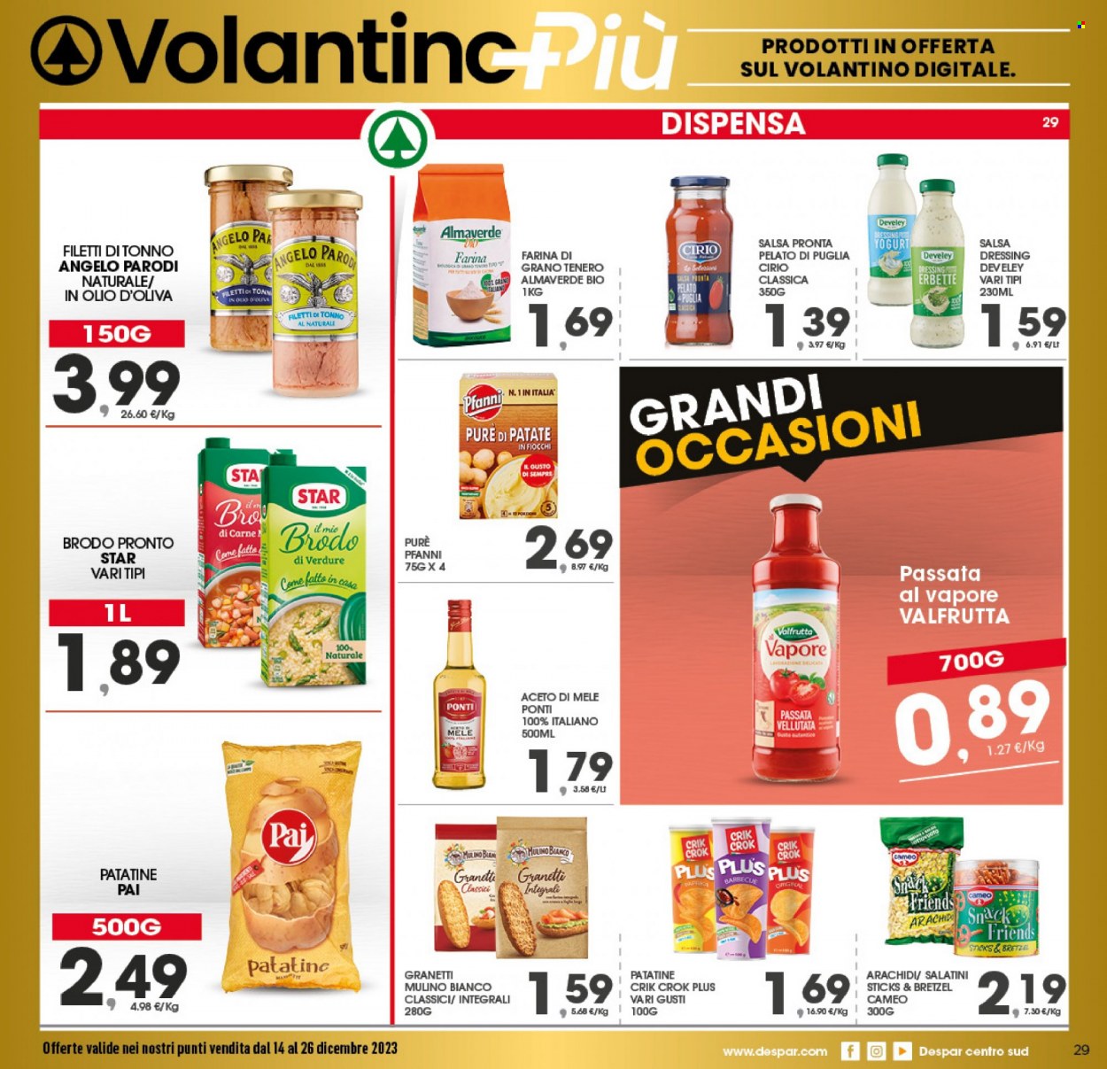 Volantino Eurospar - 14/12/2023 - 26/12/2023. Pagina 29