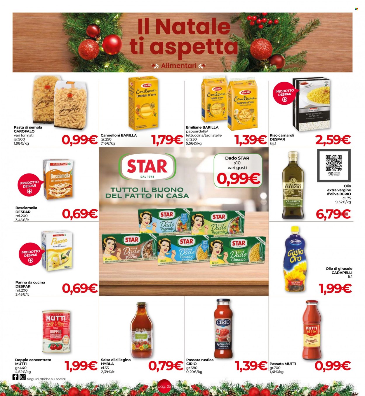 Volantino Eurospar - 14/12/2023 - 26/12/2023. Pagina 26