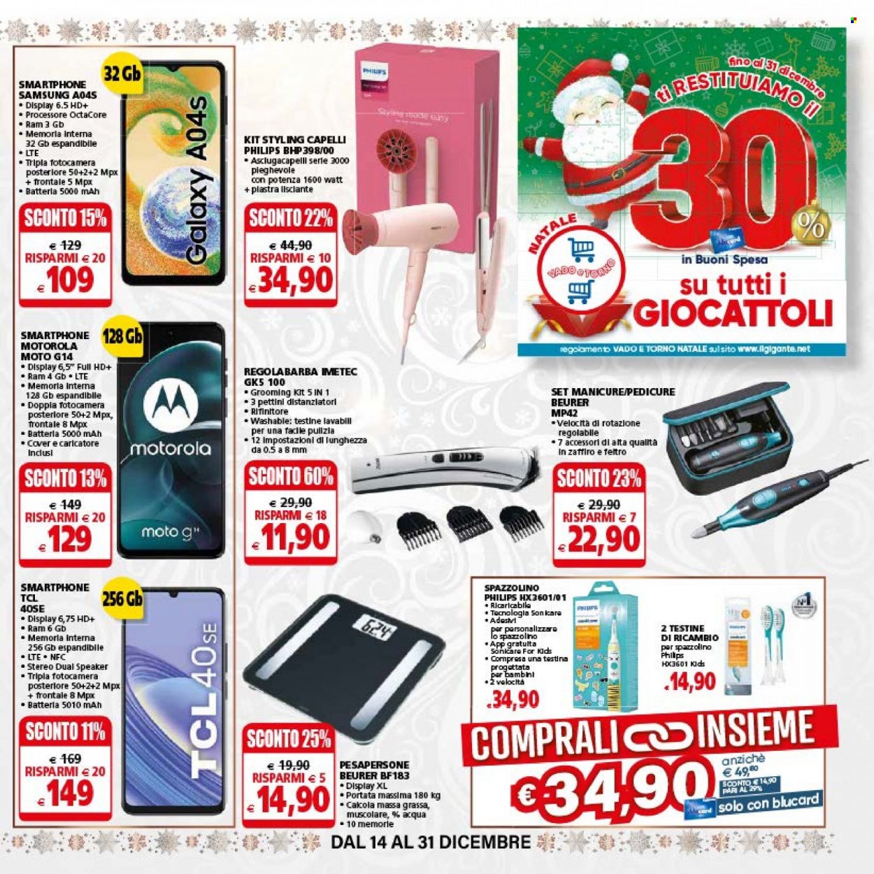 Volantino Il Gigante - 14/12/2023 - 31/12/2023. Pagina 61
