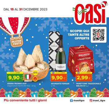 Volantino Oasi - 15/12/2023 - 31/12/2023.