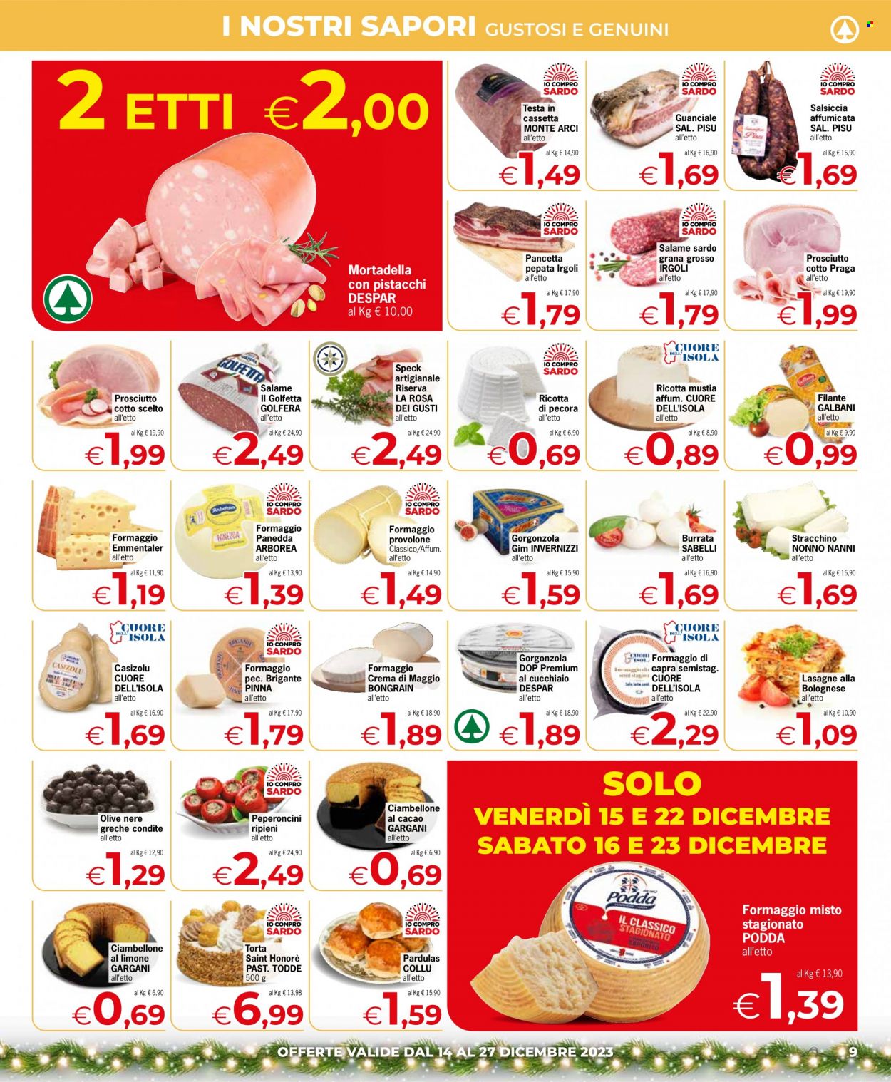 Leták Eurospar - 14.12.2023 - 27.12.2023. Strana 9