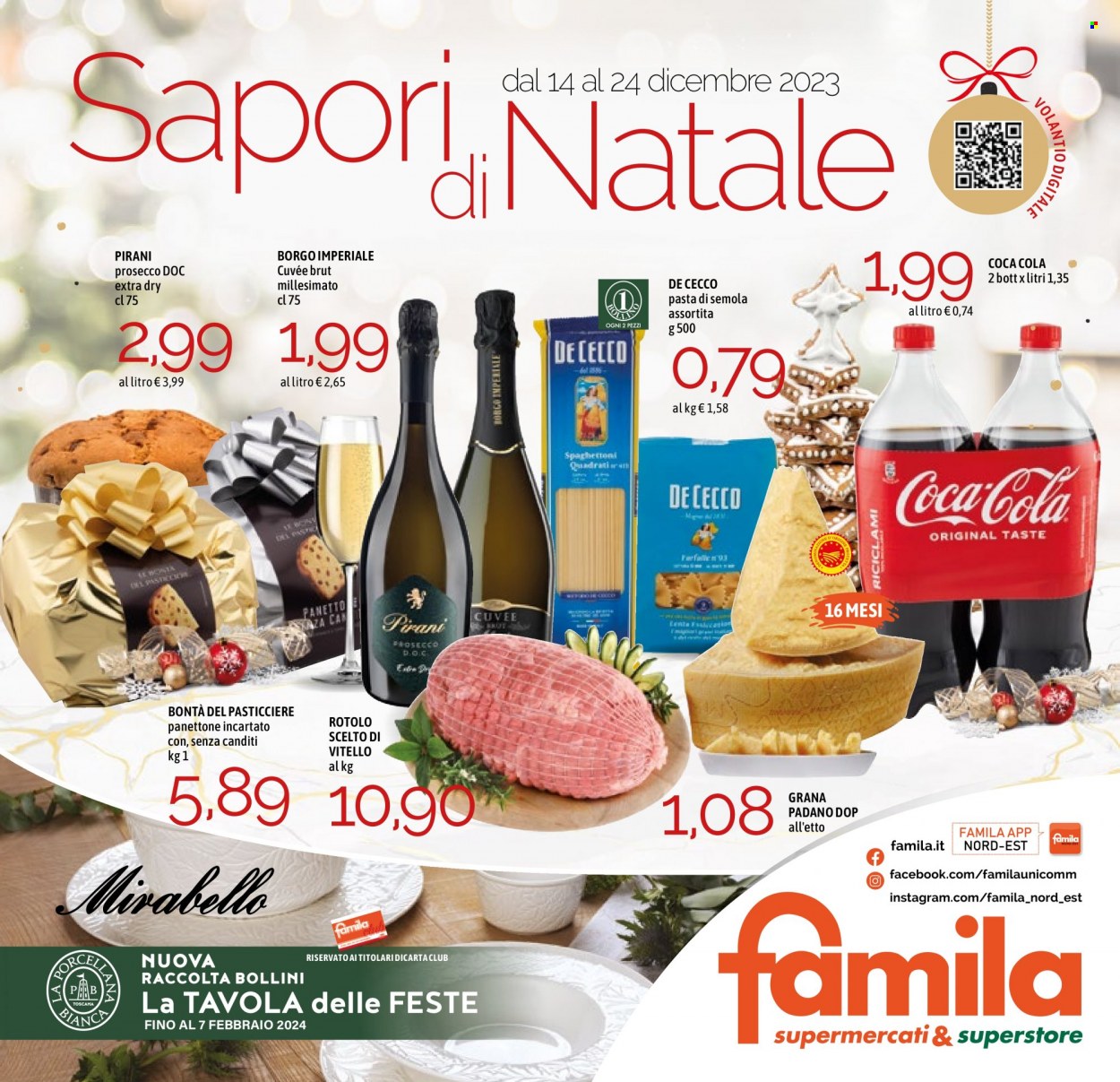 Volantino Famila - 14/12/2023 - 24/12/2023. Pagina 1