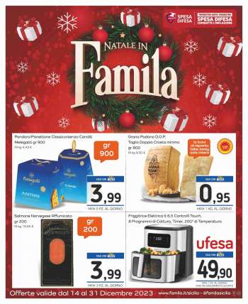 Volantino Famila - 14/12/2023 - 31/12/2023.