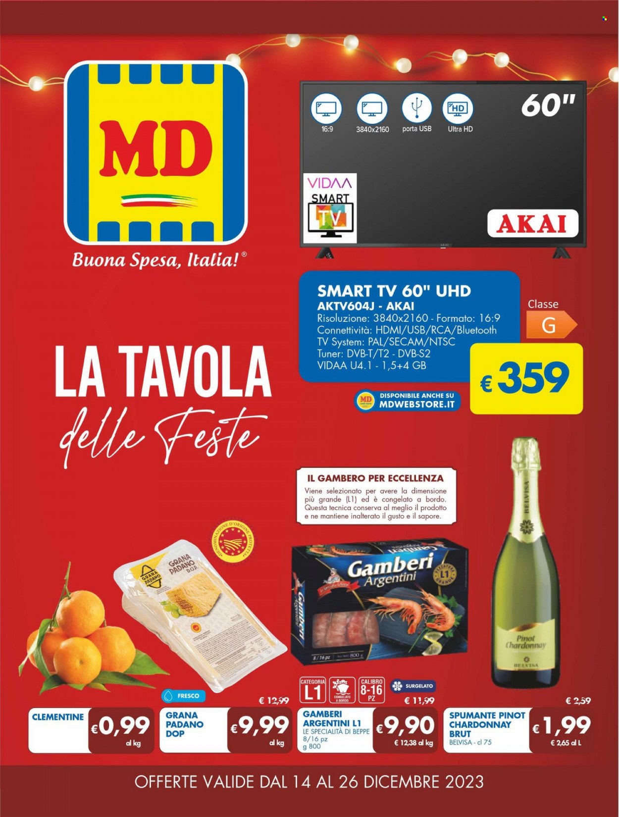Leták MD Discount - 14.12.2023 - 26.12.2023. Strana 1
