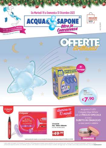 Volantino Acqua & Sapone - 19/12/2023 - 31/12/2023.