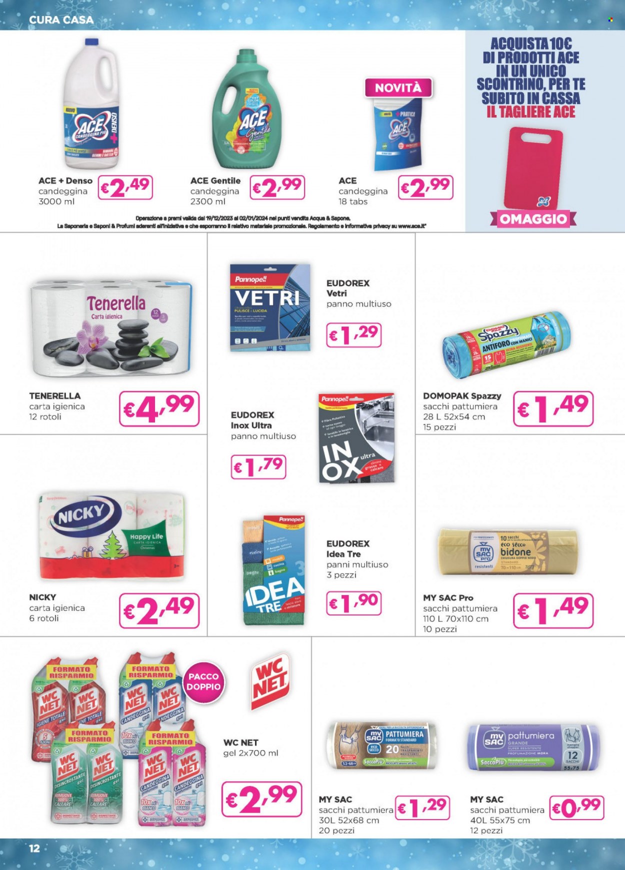 Volantino Acqua & Sapone - 19/12/2023 - 31/12/2023. Pagina 12