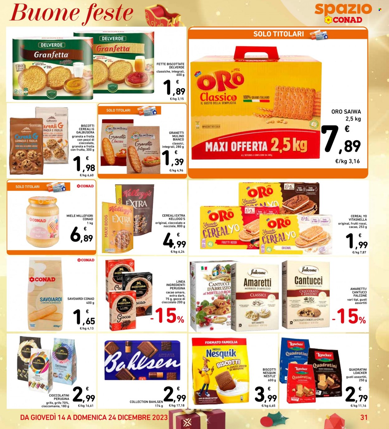 Volantino Spazio Conad - 14/12/2023 - 24/12/2023. Pagina 31