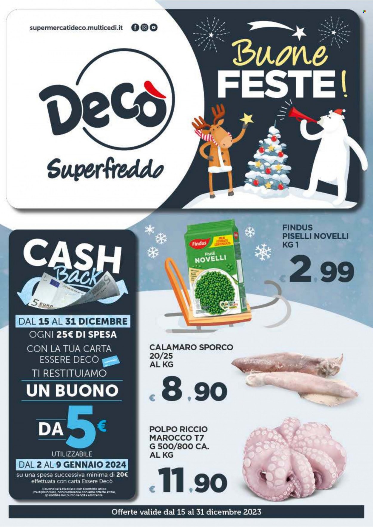 Volantino Deco - 15/12/2023 - 31/12/2023. Pagina 1