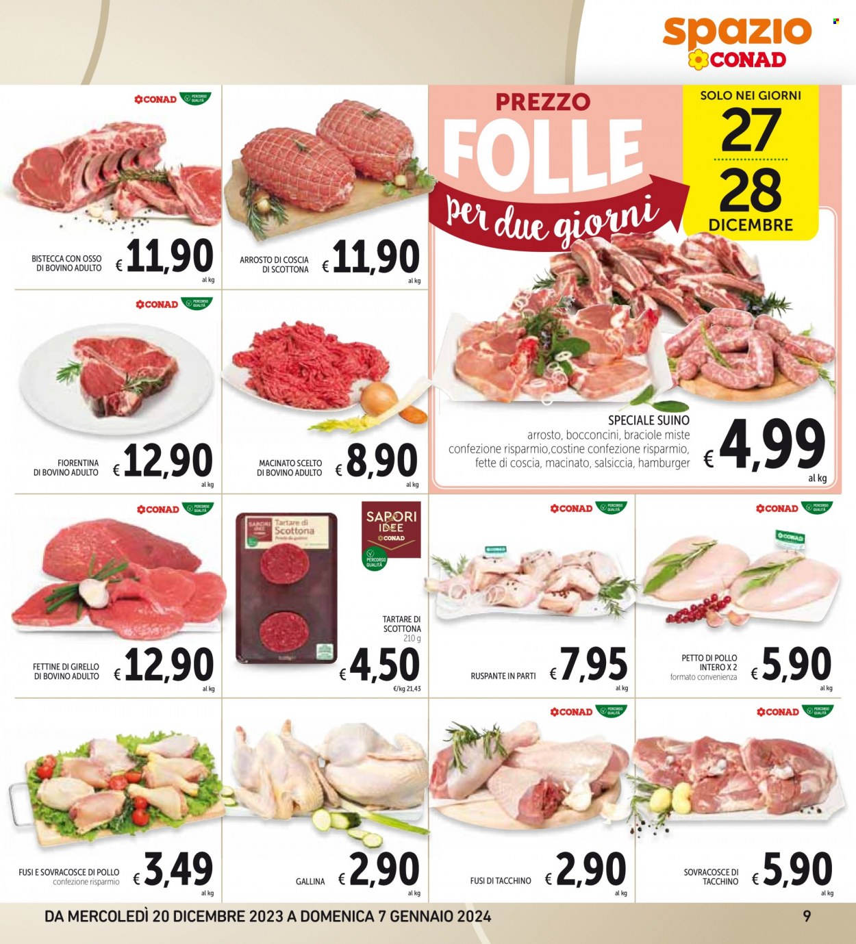 Volantino Spazio Conad - 20/12/2023 - 7/1/2024. Pagina 9