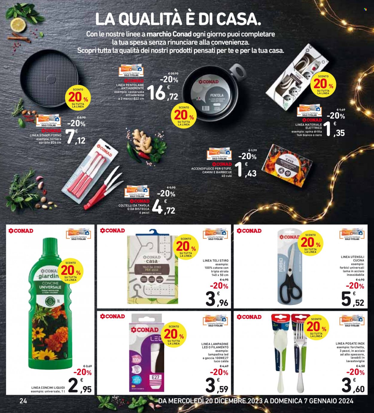 Volantino Spazio Conad - 20/12/2023 - 7/1/2024. Pagina 24