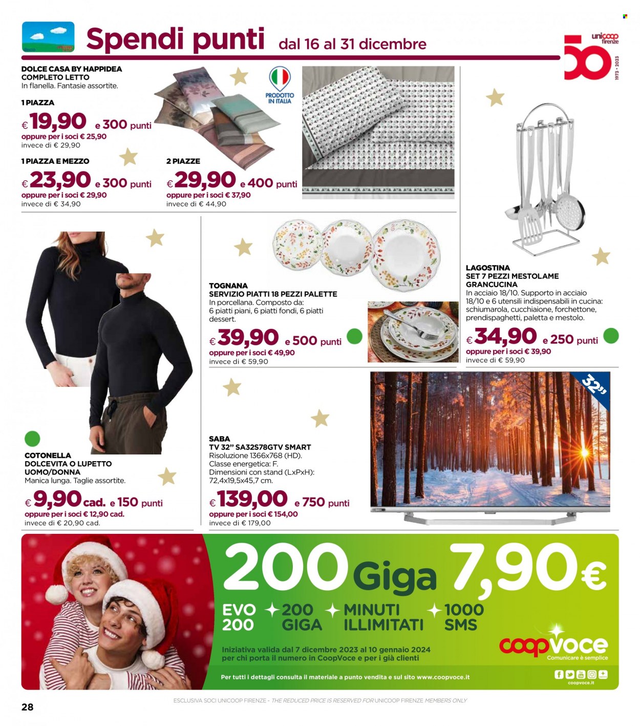 Leták Coop - 18.12.2023 - 31.12.2023. Strana 28