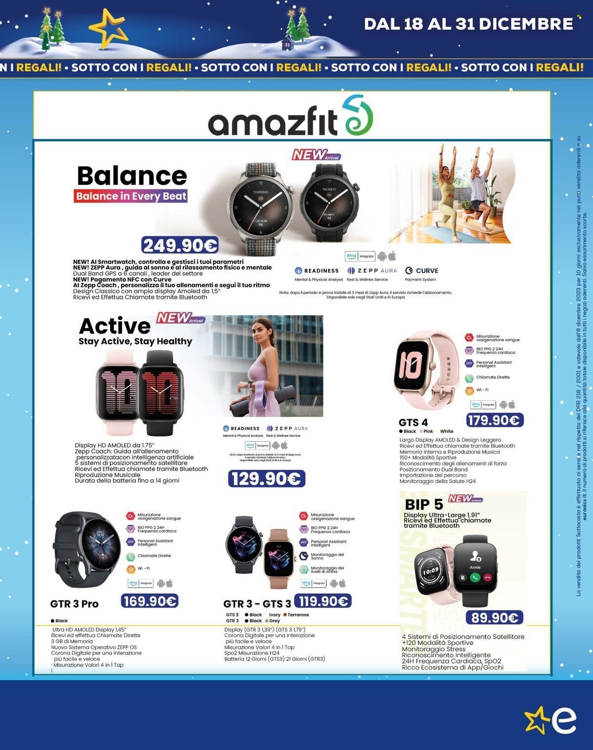 Volantino Euronics - 18/12/2023 - 31/12/2023. Pagina 7
