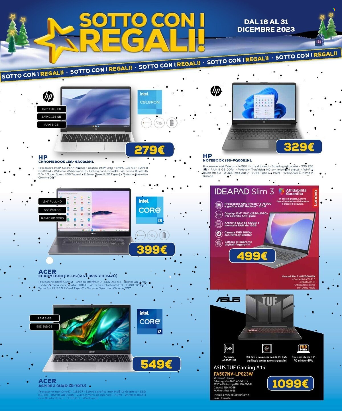 Volantino Euronics - 18/12/2023 - 31/12/2023. Pagina 7