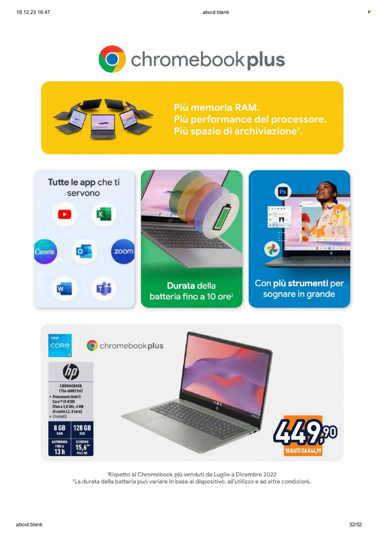 Volantino Unieuro - 17/12/2023 - 24/12/2023. Pagina 32