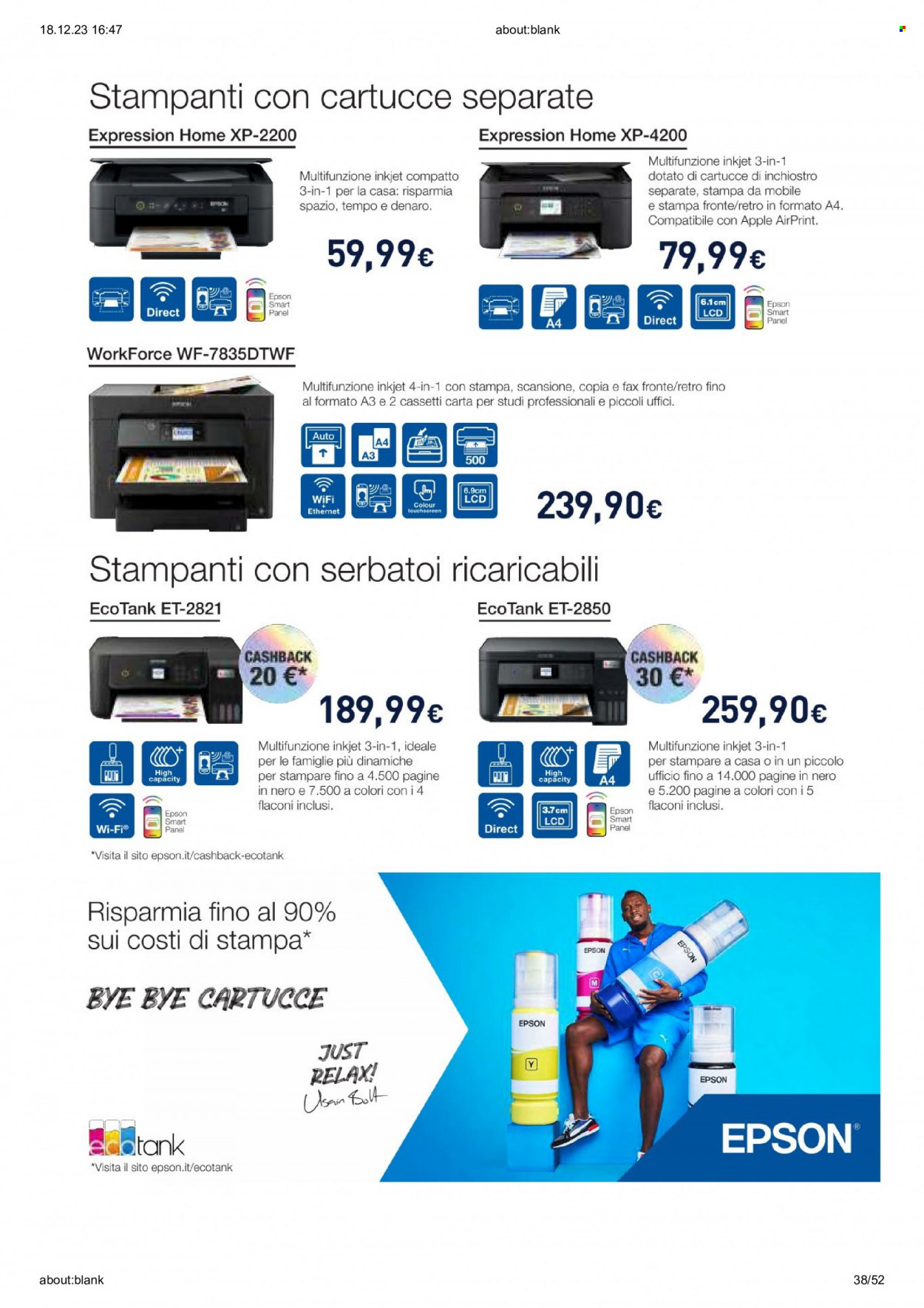 Volantino Unieuro - 17/12/2023 - 24/12/2023. Pagina 38
