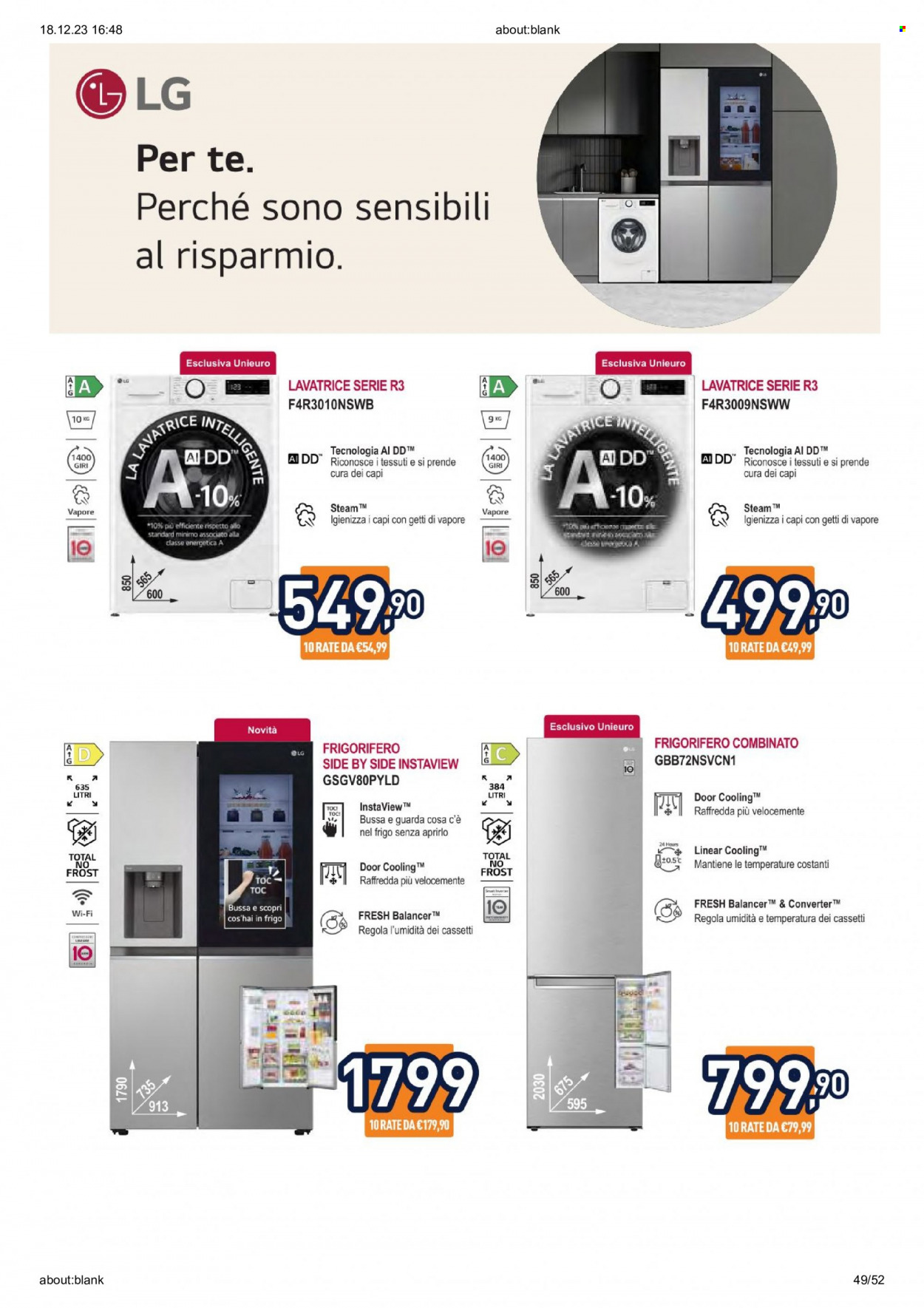 Volantino Unieuro - 17/12/2023 - 24/12/2023. Pagina 49