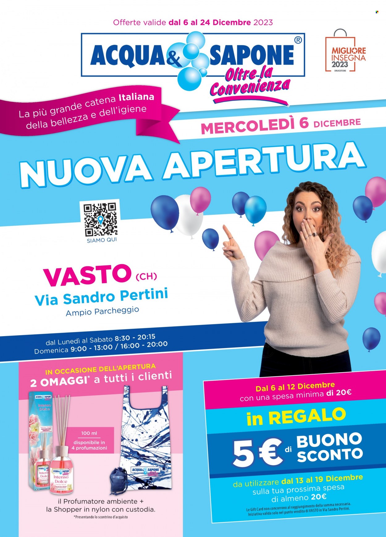 Volantino Acqua & Sapone - 6/12/2023 - 24/12/2023. Pagina 1