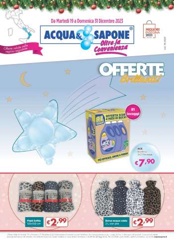 Volantino Acqua & Sapone - 19/12/2023 - 31/12/2023.