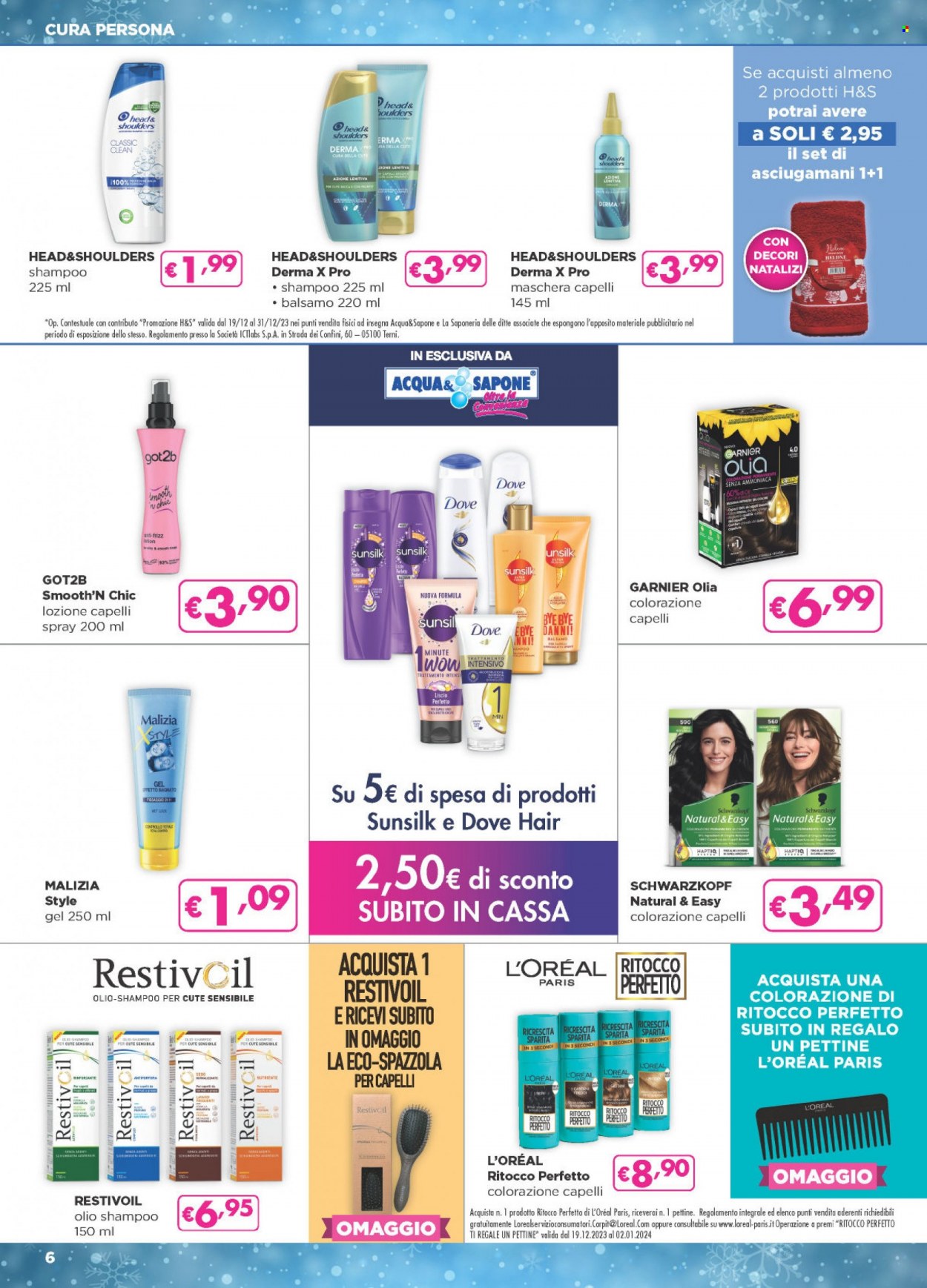 Volantino Acqua & Sapone - 19/12/2023 - 31/12/2023. Pagina 6