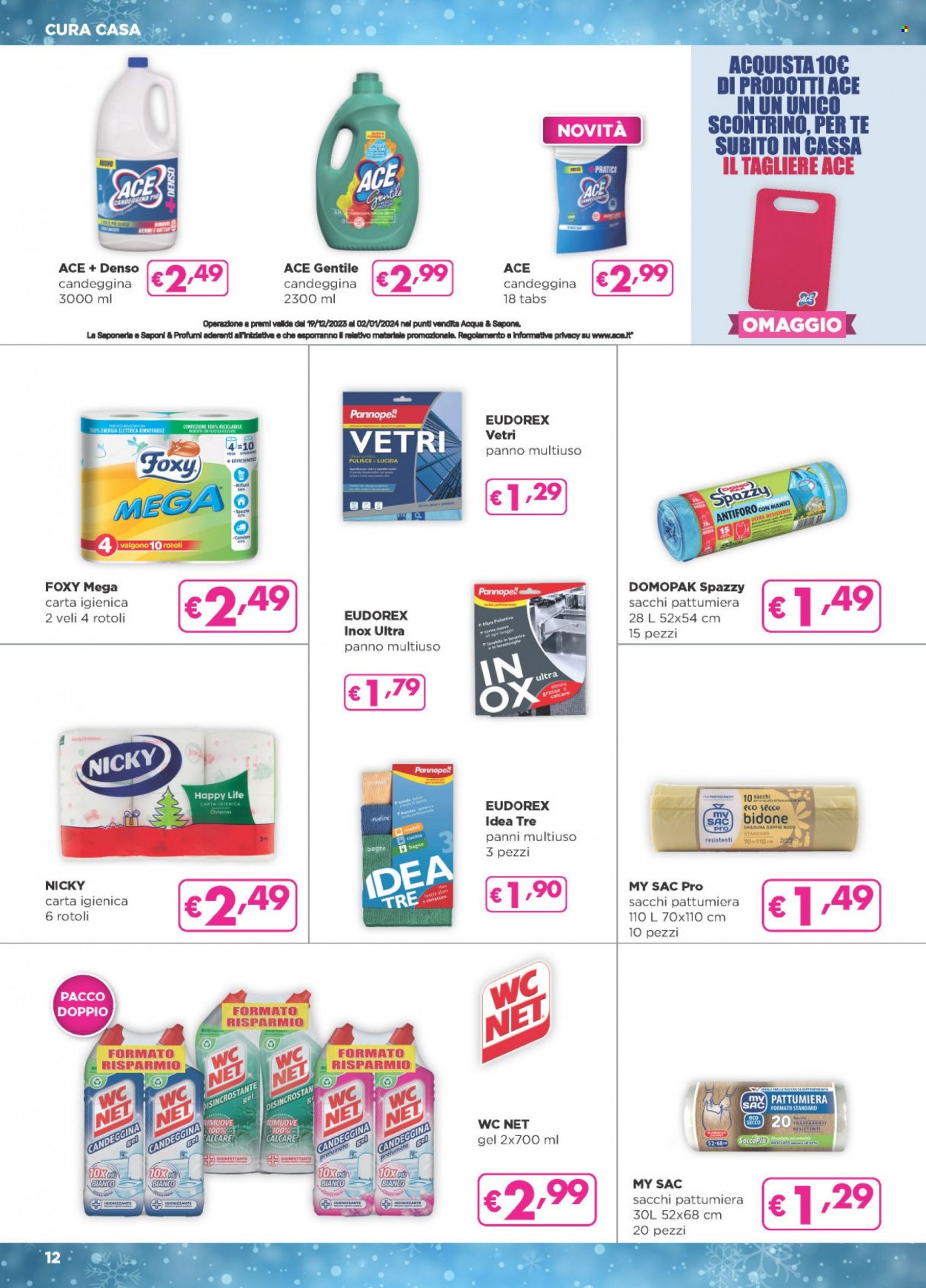 Volantino Acqua & Sapone - 19/12/2023 - 31/12/2023. Pagina 12