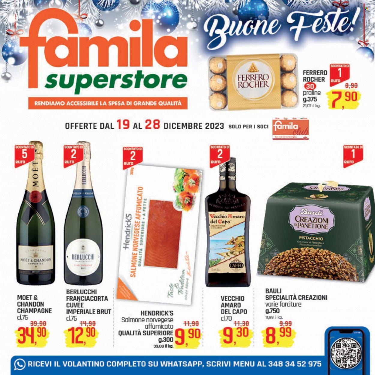 Volantino Famila - 19/12/2023 - 28/12/2023. Pagina 1