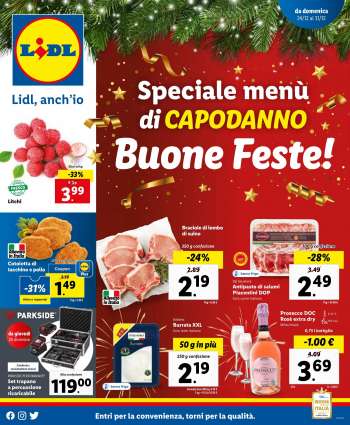 Volantino Lidl - 24/12/2023 - 31/12/2023.