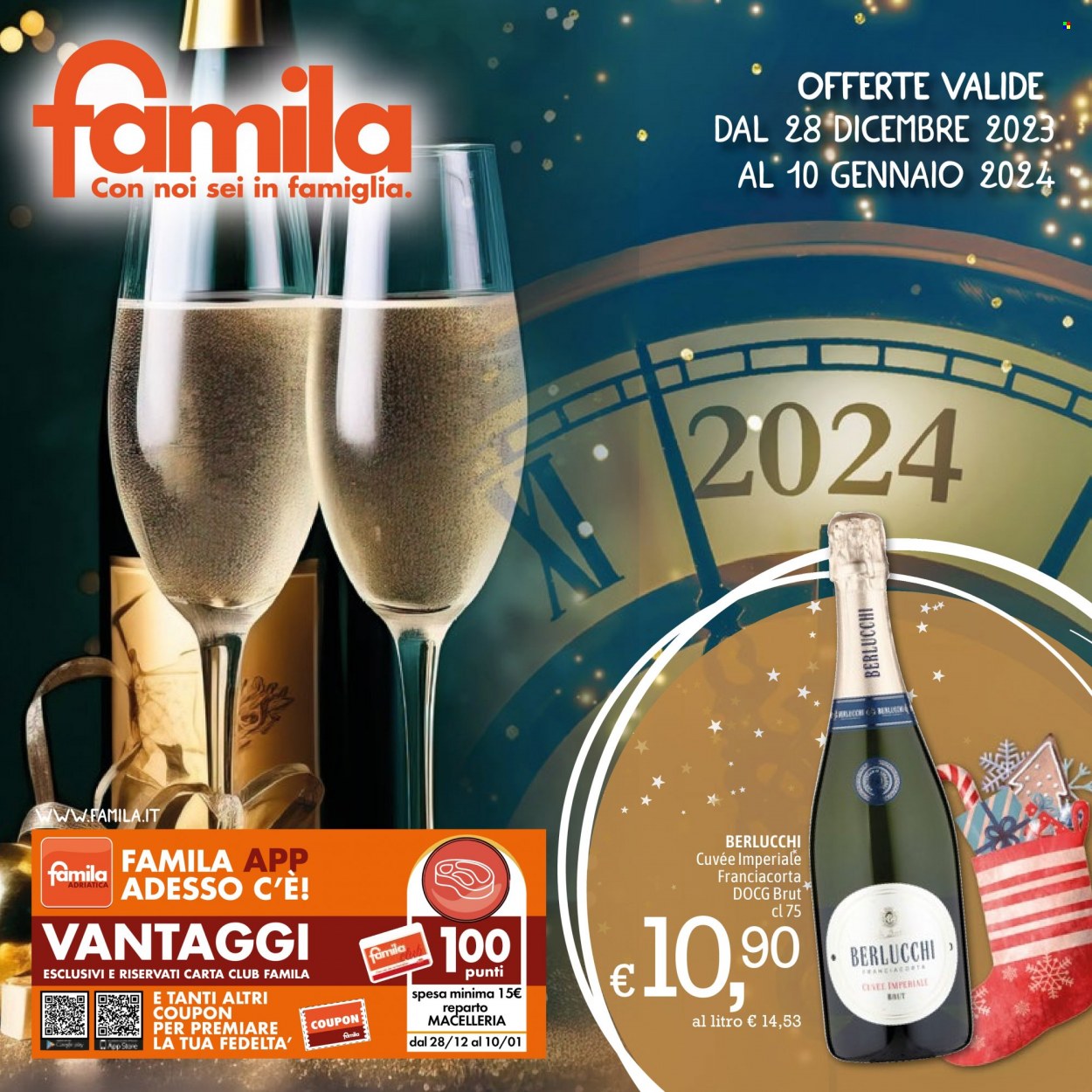 Volantino Famila - 28/12/2023 - 10/1/2024. Pagina 1