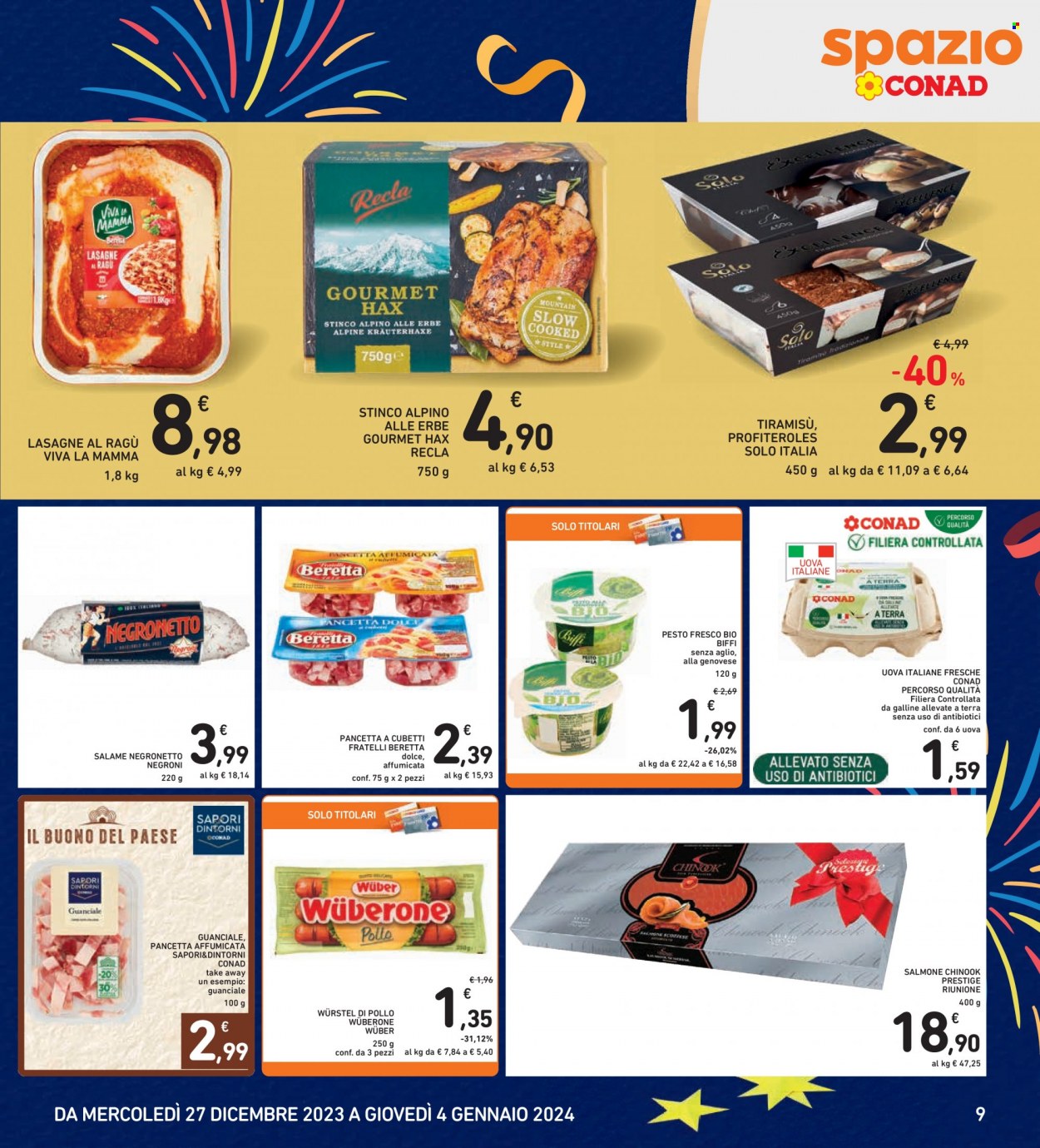 Volantino Spazio Conad - 27/12/2023 - 4/1/2024. Pagina 9