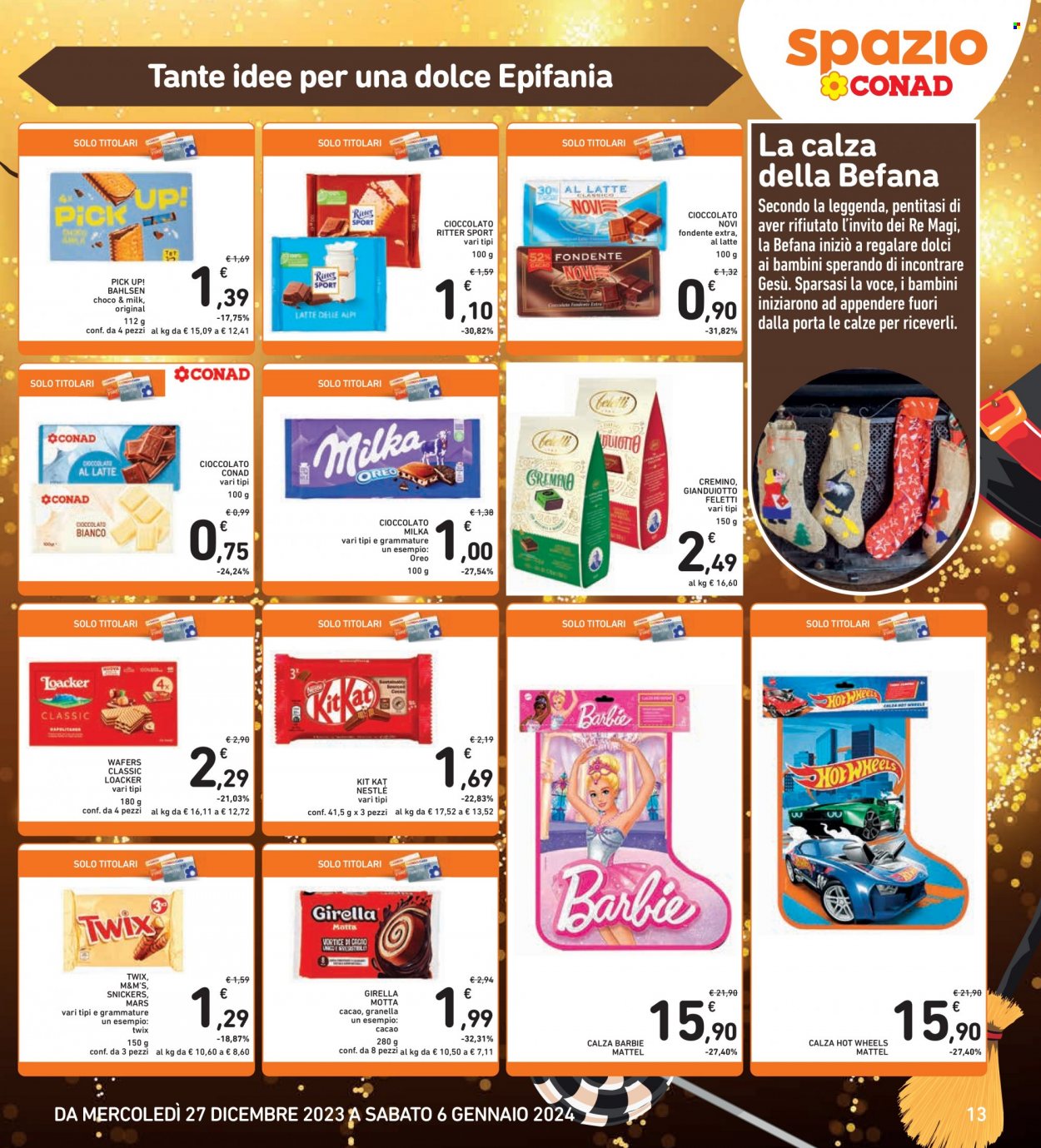 Volantino Spazio Conad - 27/12/2023 - 4/1/2024. Pagina 13